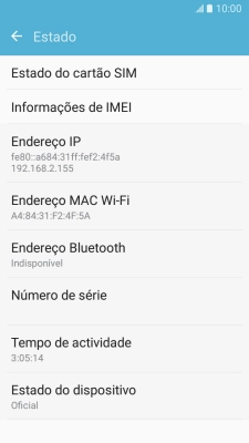 Prima Informações de IMEI.
