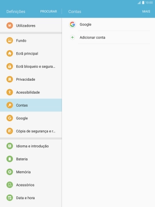 Prima a conta pretendida.