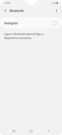 Prima o indicador para ativar a função.