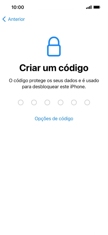 Prima Opções de código.