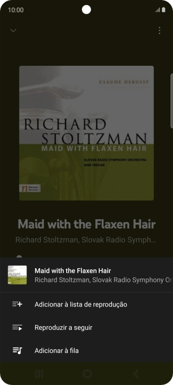 Prima Adicionar à lista de reprodução.