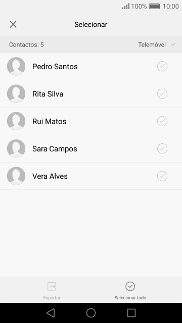 Prima Selecionar tudo.