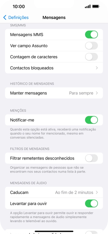Para voltar ao ecrã inicial, deslize o dedo de baixo para cima a partir da base do ecrã.