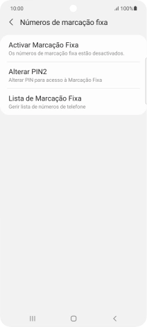Prima Activar Marcação Fixa.