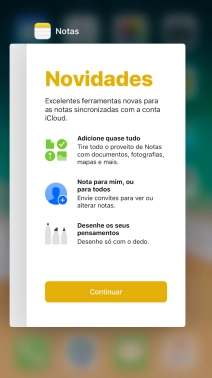 Deslize o dedo para cima sobre a aplicação pretendida para a terminar.