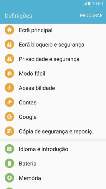 Prima Ecrã bloqueio e segurança.