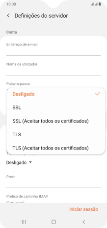 Prima SSL para ativar a função.