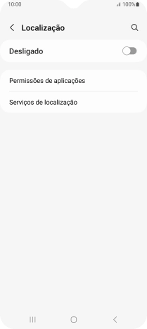 Prima o indicador para ativar ou desativar a função.