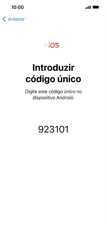 Siga as indicações no ecrã e na app 