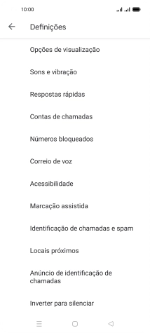 Prima Contas de chamadas.