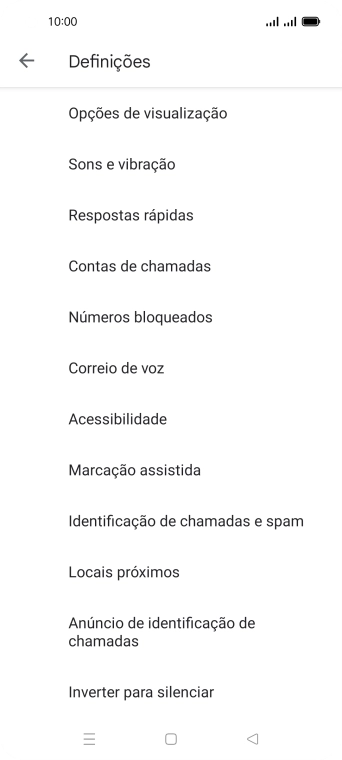 Prima Contas de chamadas.