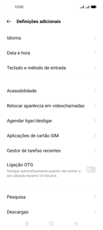 Prima Data e hora.