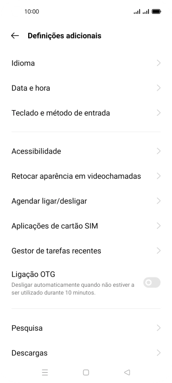 Prima Data e hora.