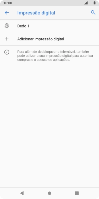 Prima a tecla de retrocesso.