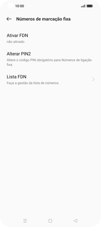 Prima Ativar FDN.