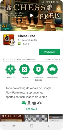 Prima INSTALAR e siga as indicações no ecrã para instalar a app.