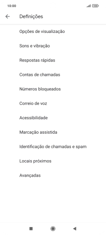 Prima Contas de chamadas.