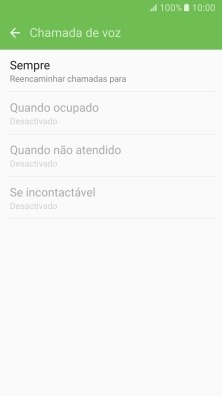 Prima a tecla de início para terminar e voltar ao ecrã inicial.
