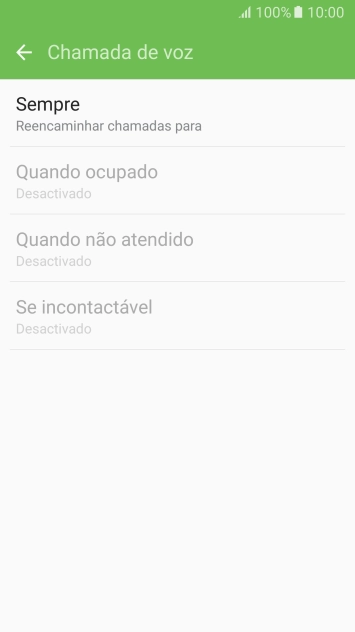 Prima a tecla de início para terminar e voltar ao ecrã inicial.