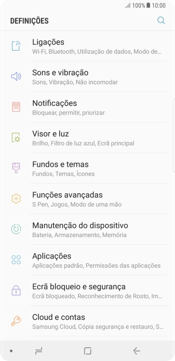 Prima Ecrã bloqueio e segurança.
