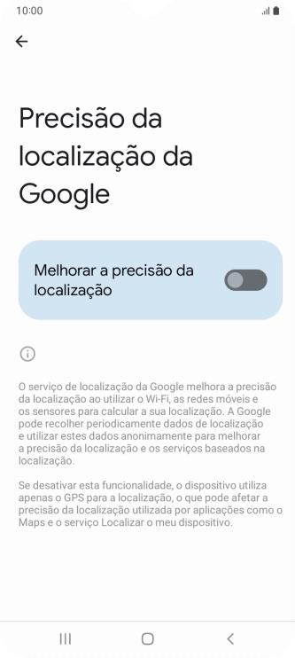 Se premir o indicador junto a 
