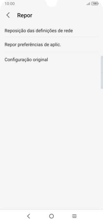 Prima Configuração original.