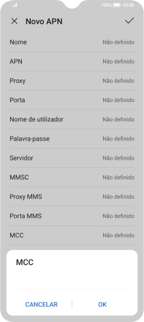 Introduza 268 e prima OK.