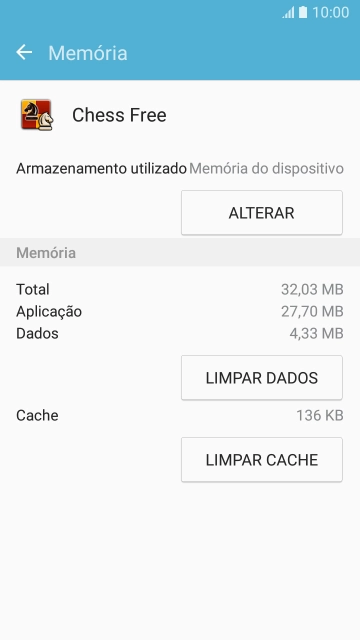 Prima LIMPAR CACHE.