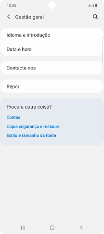 Prima Data e hora.