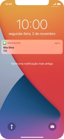 Prima a notificação pretendida e siga as indicações no ecrã para utilizar a função escolhida.