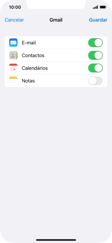 Se o ecrã mostrar esta imagem, a sua conta foi identificada e configurada automaticamente. Siga as indicações no ecrã para introduzir informações adicionais e concluir a configuração.