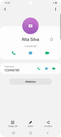 Prima a tecla de início para terminar e voltar ao ecrã inicial.