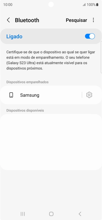 Prima a tecla de início para terminar e voltar ao ecrã inicial.