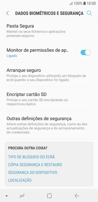 Prima Outras definições de segurança.