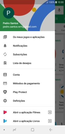 Prima Os meus jogos e aplicações.
