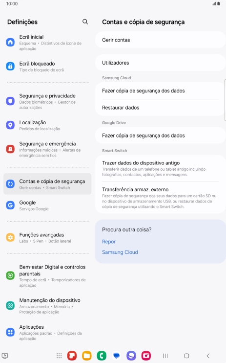 Prima Gerir contas.