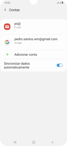 Prima a tecla de início para voltar ao ecrã inicial.