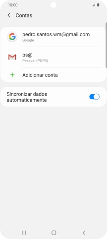 Prima a tecla de início para terminar e voltar ao ecrã inicial.