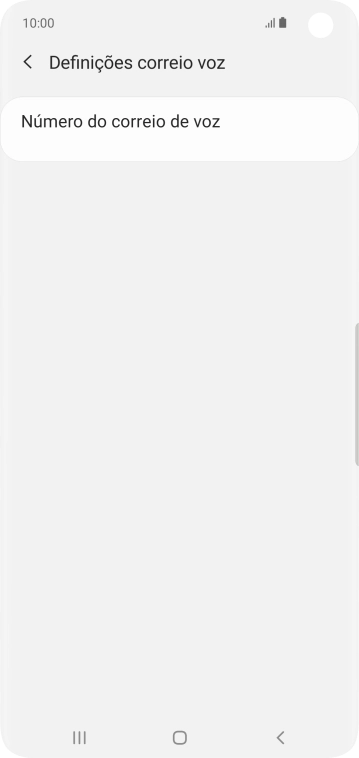Prima Número do correio de voz.