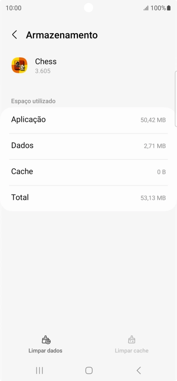 Prima a tecla de início para terminar e voltar ao ecrã inicial.