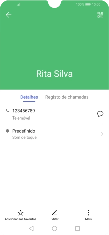 Prima a tecla de início para terminar e voltar ao ecrã inicial.