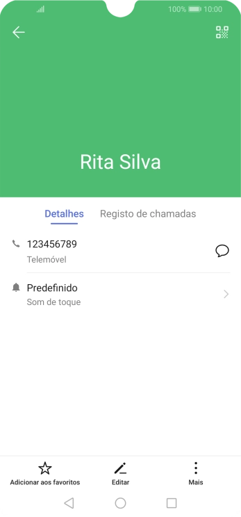 Prima a tecla de início para terminar e voltar ao ecrã inicial.