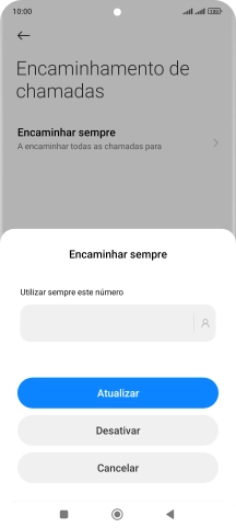 Prima Desativar.