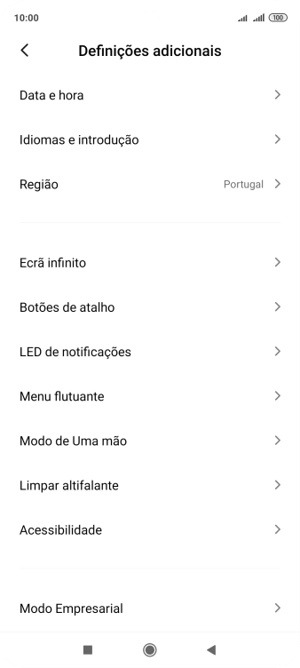Prima Data e hora.