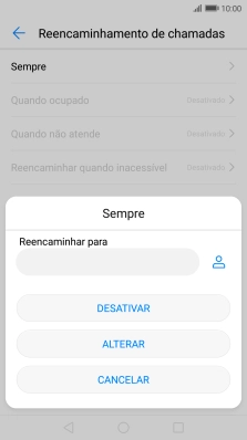 Prima DESATIVAR.
