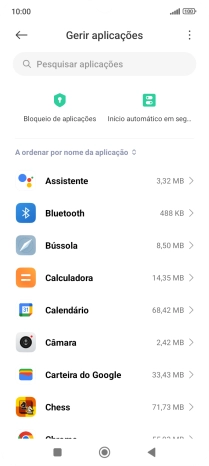 Prima a app pretendida.