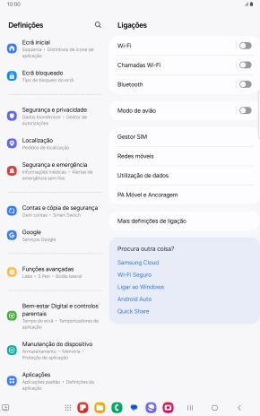 Prima Manutenção do dispositivo.