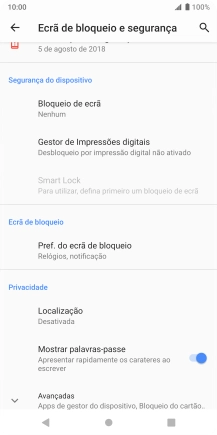 Prima a tecla de início para terminar e voltar ao ecrã inicial.