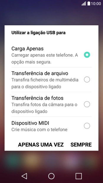 Prima Transferência de arquivo.