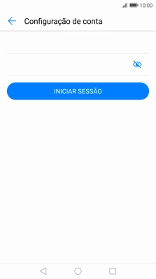 Prima INICIAR SESSÃO.